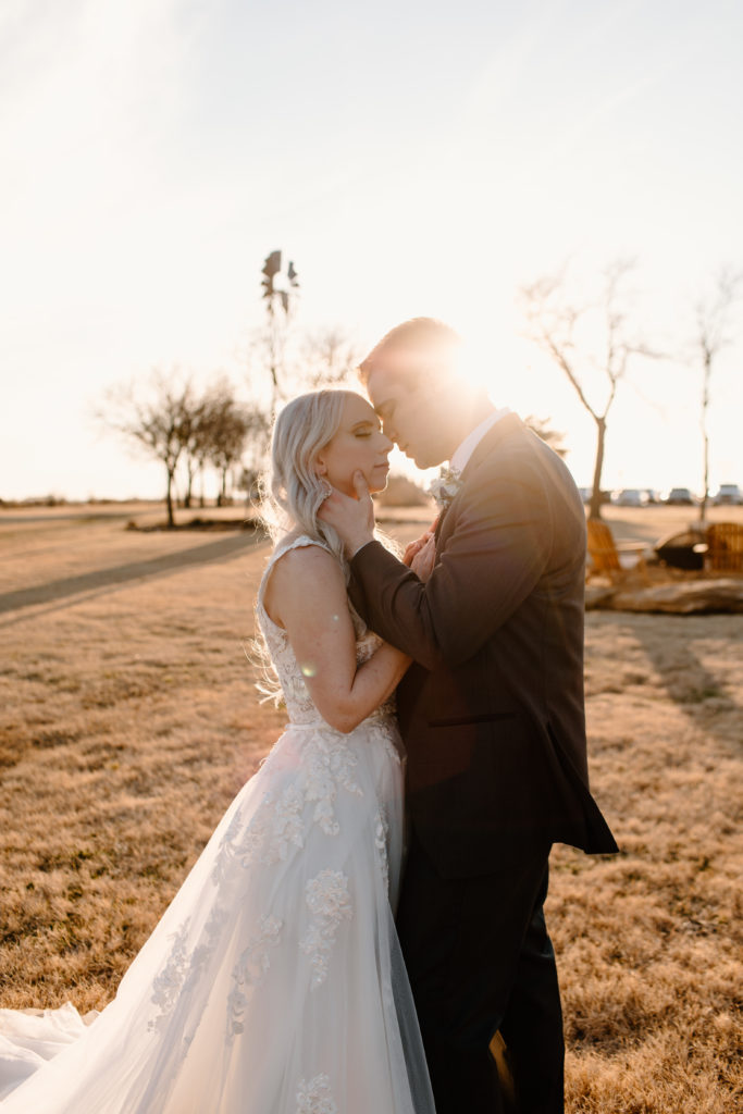 Wedding Couples Portraits Sunset